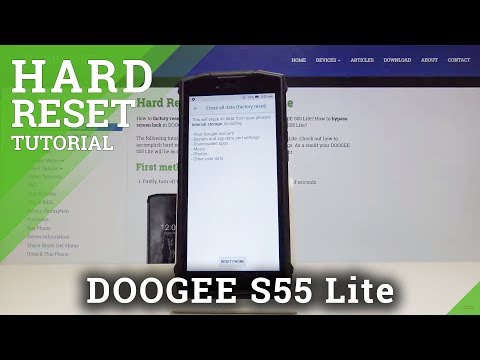 How to Factory Reset DOOGEE S55 Lite - Wipe Data Instructions