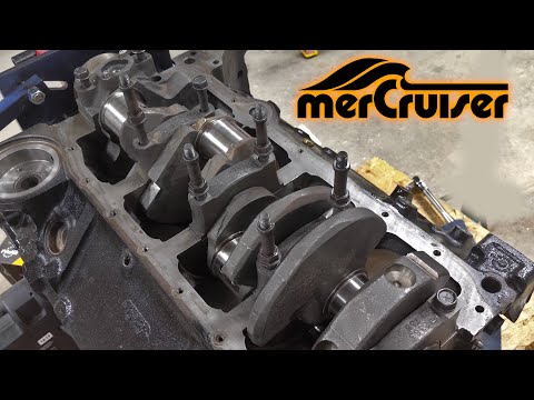 '95 Crownline 5.7 Mercruiser Rebuild Part 8 -- Camshaft and Crankshaft Installation