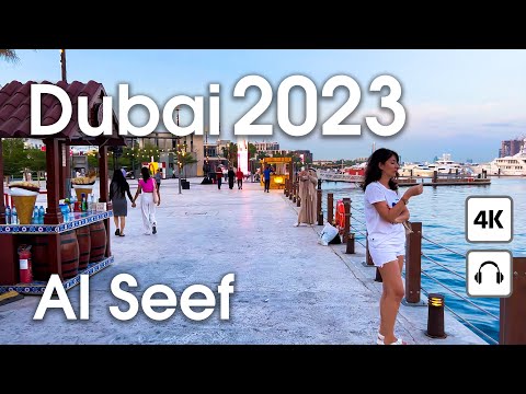 Dubai 🇦🇪 Al Seef [ 4K ] Walking tour