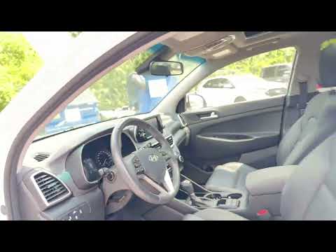 2021 Hyundai Tucson Preferred AWD w/Sun & Leather Package in White for sale at Finch Chrysler Dodge Jeep Ram Ltd in London, ON