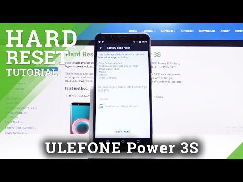 How to Factory Reset ULEFONE Power 3S – Erase All Content & Settings
