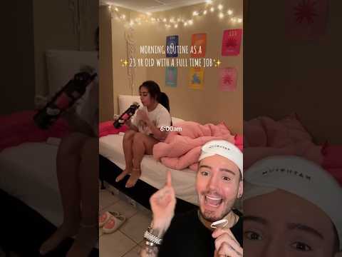 REALISTIC MORNING ROUTINE!😱(follow for more!💗) #morningroutine #beauty #skincare #beautytips #skin
