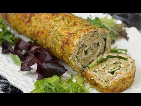 Rouleau de légumes au thon et fromage frais