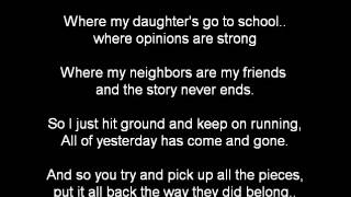 THE STORY NEVER ENDS BY AARON LEWIS KARAOKE VIDEO