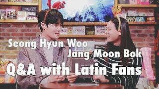 Jang Moon Bok & Seong Hyun Woo Q&A with Latin Fans