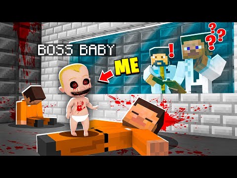 I Became BOSS BABY.EXE in MINECRAFT! - Minecraft Trolling Video