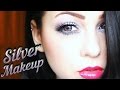 Silver Makeup Tutorial / Серебряный макияж(для серых / голубых глаз ...