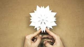 Easy diy: Paper Snowflake DIY ❄ - Christmas easy diy 2021