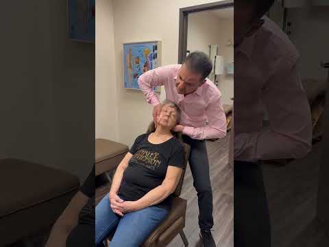 C1 (Atlas) adjustment for Chronic Migraines.