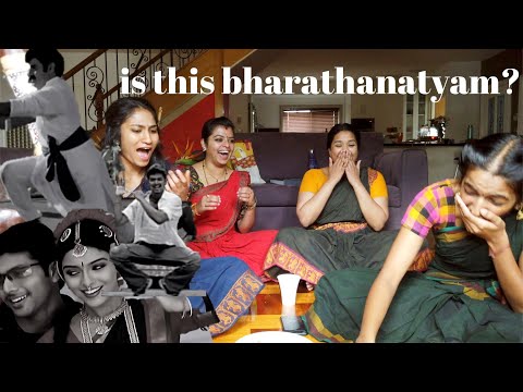 dancers react to bharathanatyam in Indian cinema