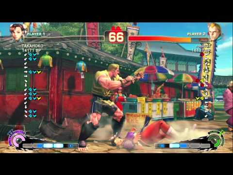 robin01 [Abel] vs TAKAHOKO [Chun] SSF4 Japanese Online Ranked Matches - TRUE-HD