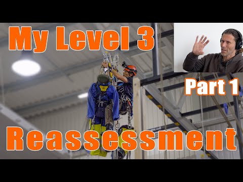 IRATA Level 3 Reassessment Training - Hanging Haul into Aid Climb Rescue