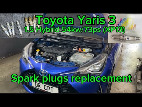 Toyota Yaris Spark Plugs Change DIY Yaris 3 1.5 Hybrid Zündkerzen Wechseln XP130