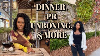 DINNER, PR UNBOXING, & MORE