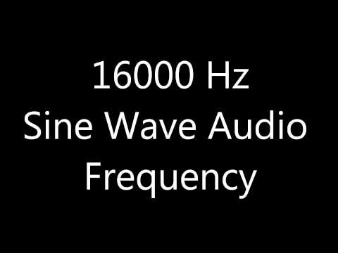 16000 Hz 16 kHz Sine Wave Sound Frequency Tone