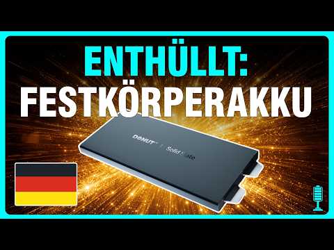 REVEALED 💥 German company behind the world's first solid-state battery (donut battery)