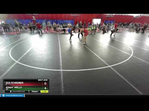 195 Lbs 5th Place Match - Gus Schreiber, IL Vs Kenny Wells, MN 1627
