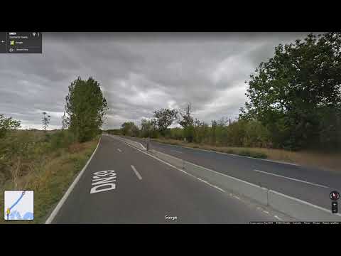 Driving from Tulcea-Mangalia in street view