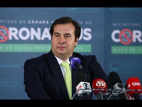 Coletiva - Maia defende auxílio de R$ 600 e renda mínima - 25/06/20