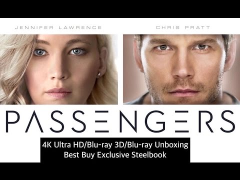 Passengers (2016) [Best Buy Exclusive Steelbook] 4K Ultra HD/Blu-ray 3D/Blu-ray Unboxing [Filmed in