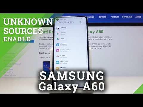 How to Enable Unknown Sources in SAMSUNG Galaxy A60 – Allow Downloading