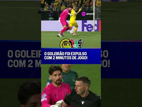 “AÍ COMPLICA”! GOLEIRO É EXPULSO COM 2 MINUTOS E COMPLICA SEU TIME NA CHAMPIONS #shorts