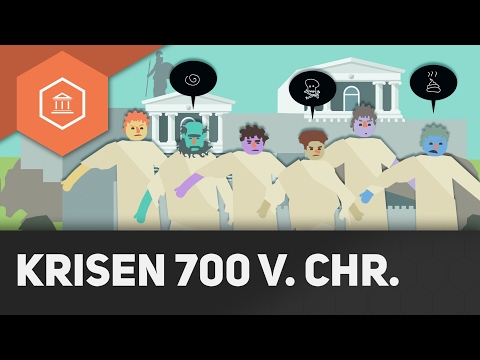Krisen im siebten Jahrhundert vor Christus - Die Gesellschaft im antiken Griechenland