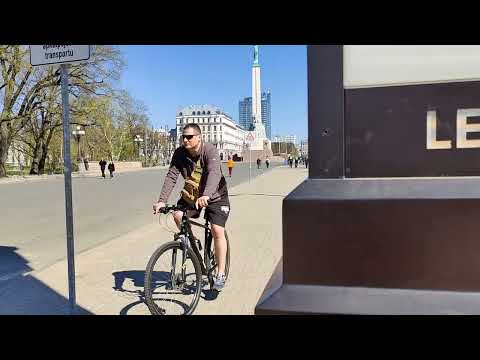 Along the boulevards of Riga. По бульварам Риги. Бульвар Зигфрида Аннас Мейеровица.