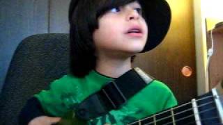 7YR OLD JUSTIN SINGING &quot;CHANGING&quot; BY THE NAKED BROTHERS BAND