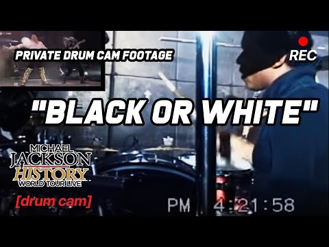 "Black Or White" Sugarfoot DRUM CAM [split screen] - HIStory Tour