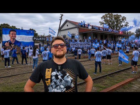 Fui al PUEBLO de SCALONI para ver el partido contra INGLATERRA | Pujato