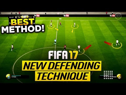 FIFA 17 NEW WAY OF DEFENDING TUTORIAL - BEST DEFENDING TECHNIQUE IN FUT CHAMPIONS - HOW TO DEFEND