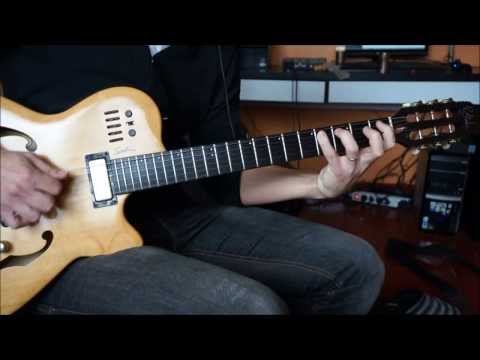 Godin Multiac Jazz SA Lighburst with OHSC, strap image 10
