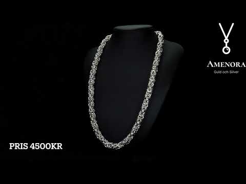 Silver halsband och armband