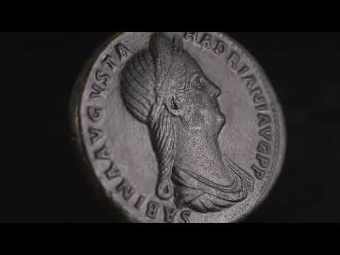 Monnaie, Sabine, Sesterce, 129, Rome, Très rare, SUP, Bronze, RIC:1025