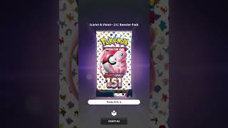 10 Packs of Scarlet and Violet 151 No.6 on Pokemon TCG Live #Pokemon #Pokemontcg #Pokemoncards