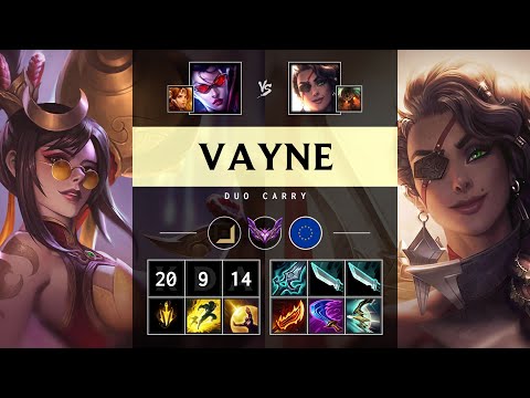 Vayne ADC vs Samira: Dominating - EUW Master Patch 14.24