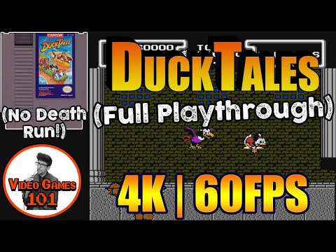DuckTales | No Death Playthrough | 4K 60FPS | Video Games 101