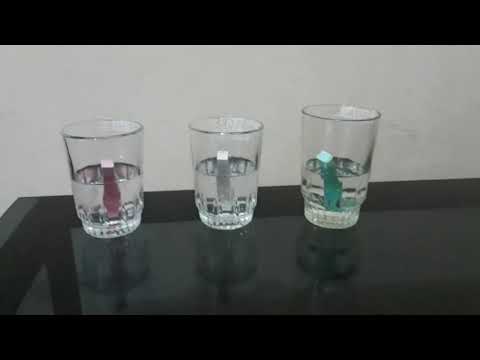 Efecto del ácido acético sobre las rocas carbonatadas.