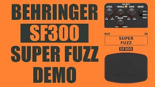 Video thumbnail for Behringer - SF300 Super Fuzz - Single Coil Demo by Ryan Lutton