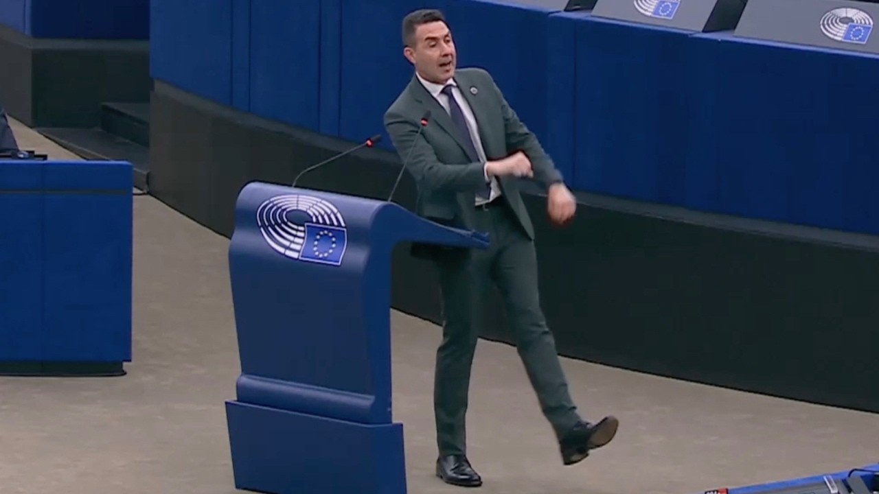 VANNACCI SHOW IN PARLAMENTO: "IL PASSO DELL'OCA? NO, OGGI IN UE FISCHIA UN ALTRO VENTO"