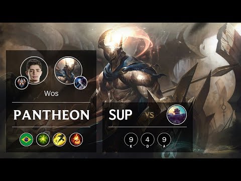 Pantheon Support vs Braum - BR Challenger Patch 9.24