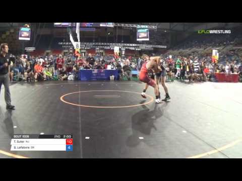 Junior GR 160 Consi of 32 #2 - Timothy Suter (NJ) vs. Garrett Lefebvre (OR)
