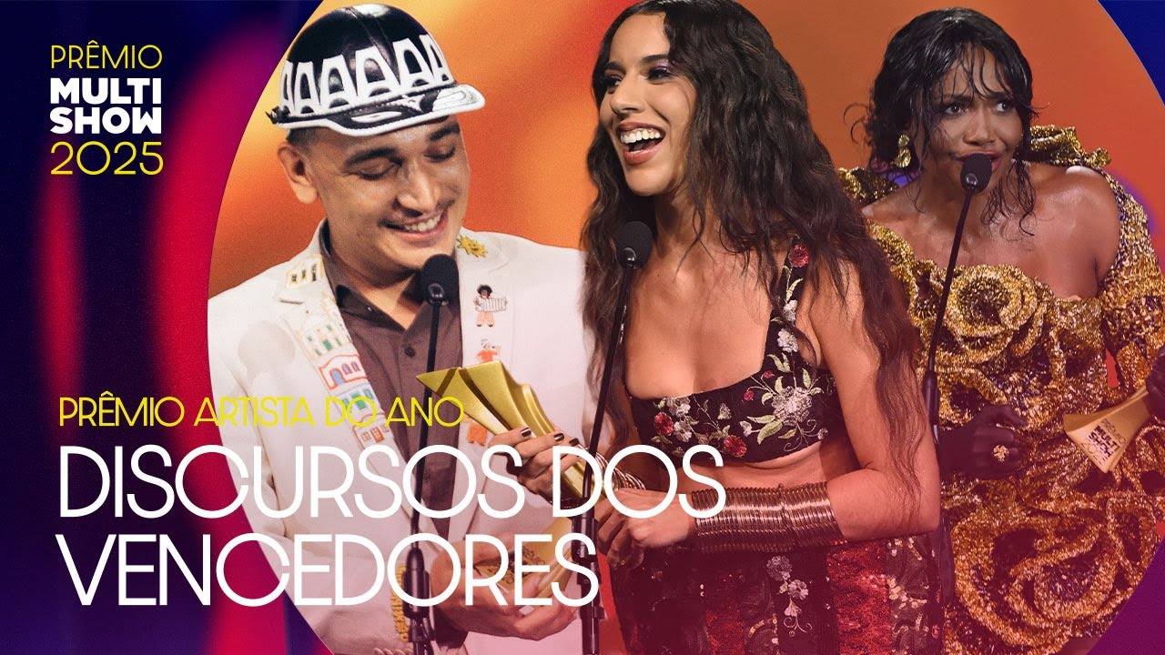 Eles EMOCIONARAM! Discursos dos vencedores | Prêmio Multishow 2025