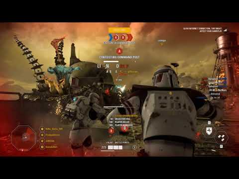 Star Wars Battlefront 2 Coop mode Felucia Gameplay - 122 Kill Streak