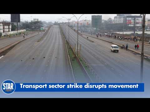 Transport sector strike disrupts movement