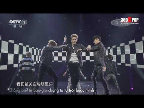 [Vietsub] 130208 EXO-M CCTV Network Spring Festival 2013 {EXO Team} Manuel ExGibson