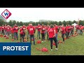 500 medewerkers evenementenorganisatie protesteren op Malieveld - OMROEP WEST