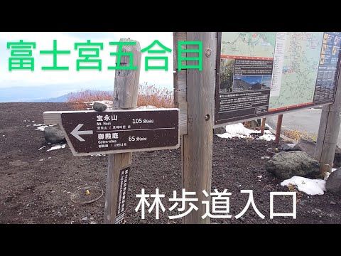 Monte Fuji Fujinomiya Saída 5ª Estação Entrada da trilha florestal