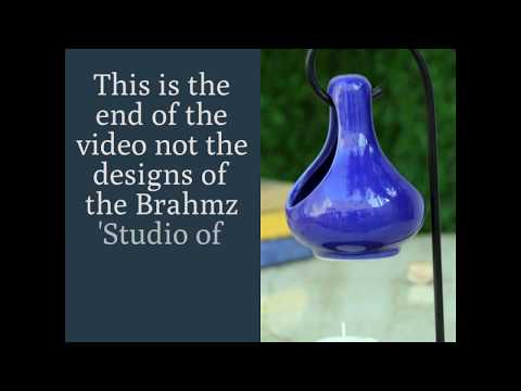 Brahmz ceramic aroma oil burner for interior and exterior de...